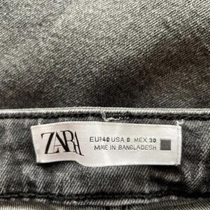 Zara faded grey skinny jeans